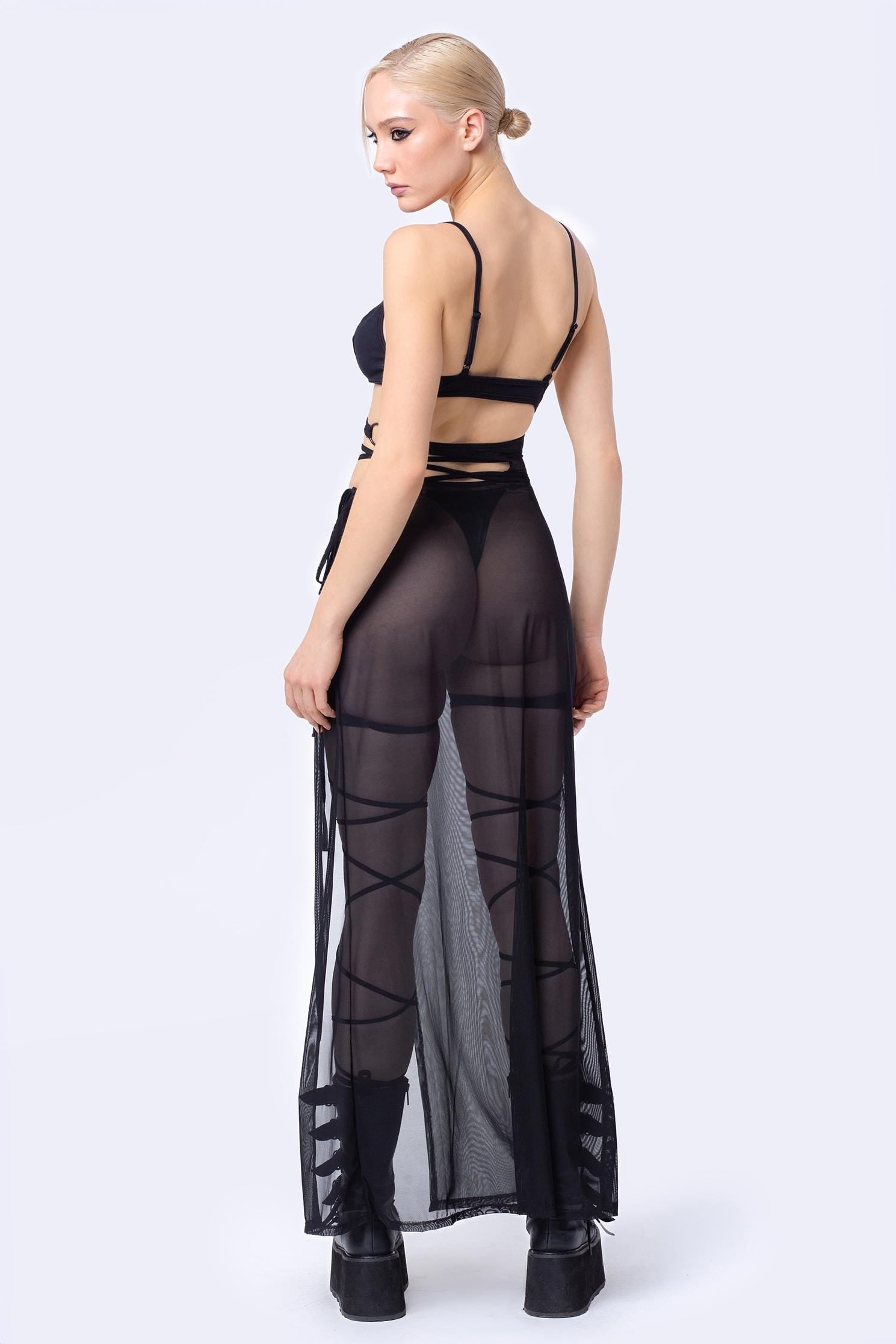 Bad Reputation High Slit Dress