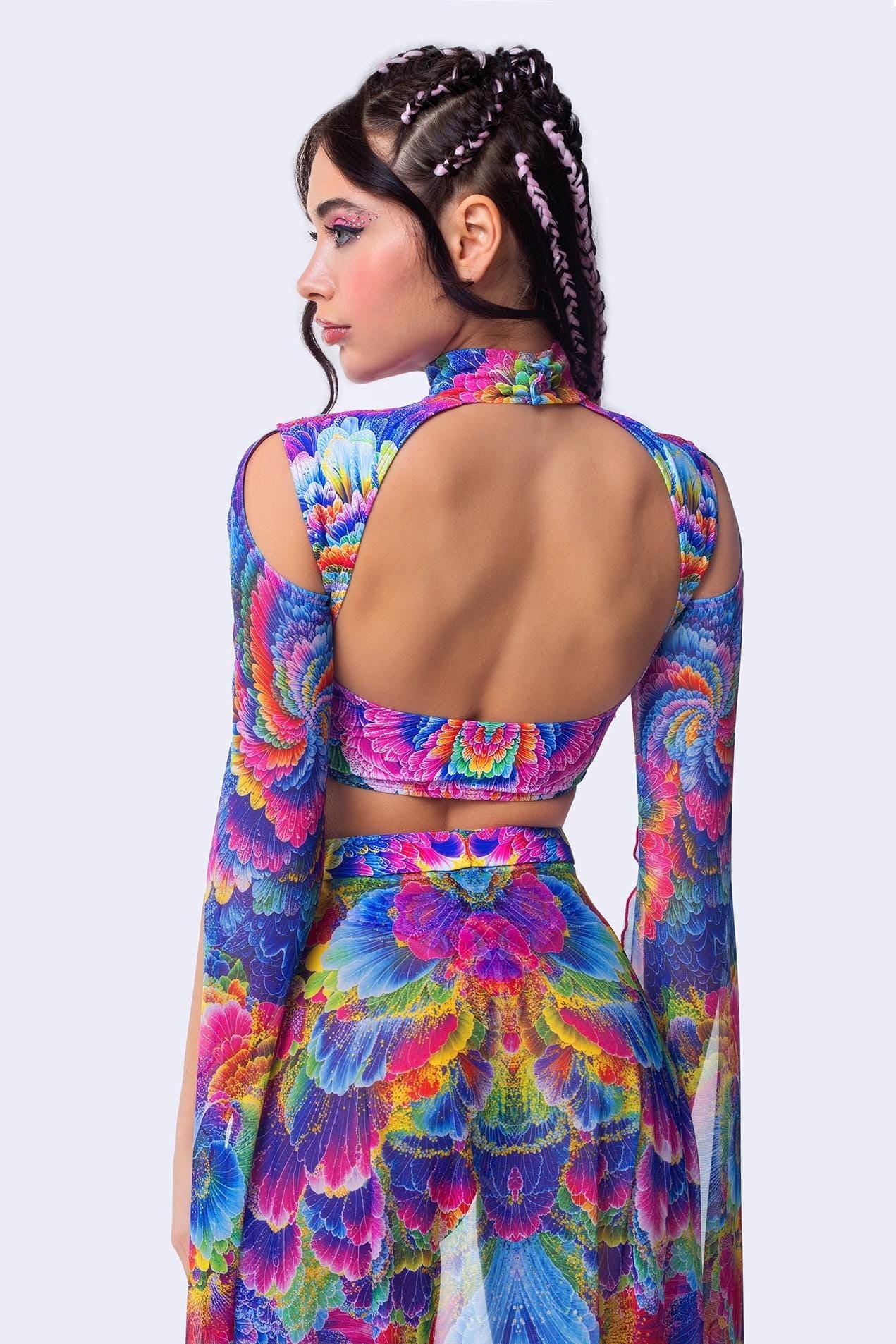 Pulsations Maxi Sleeve Top