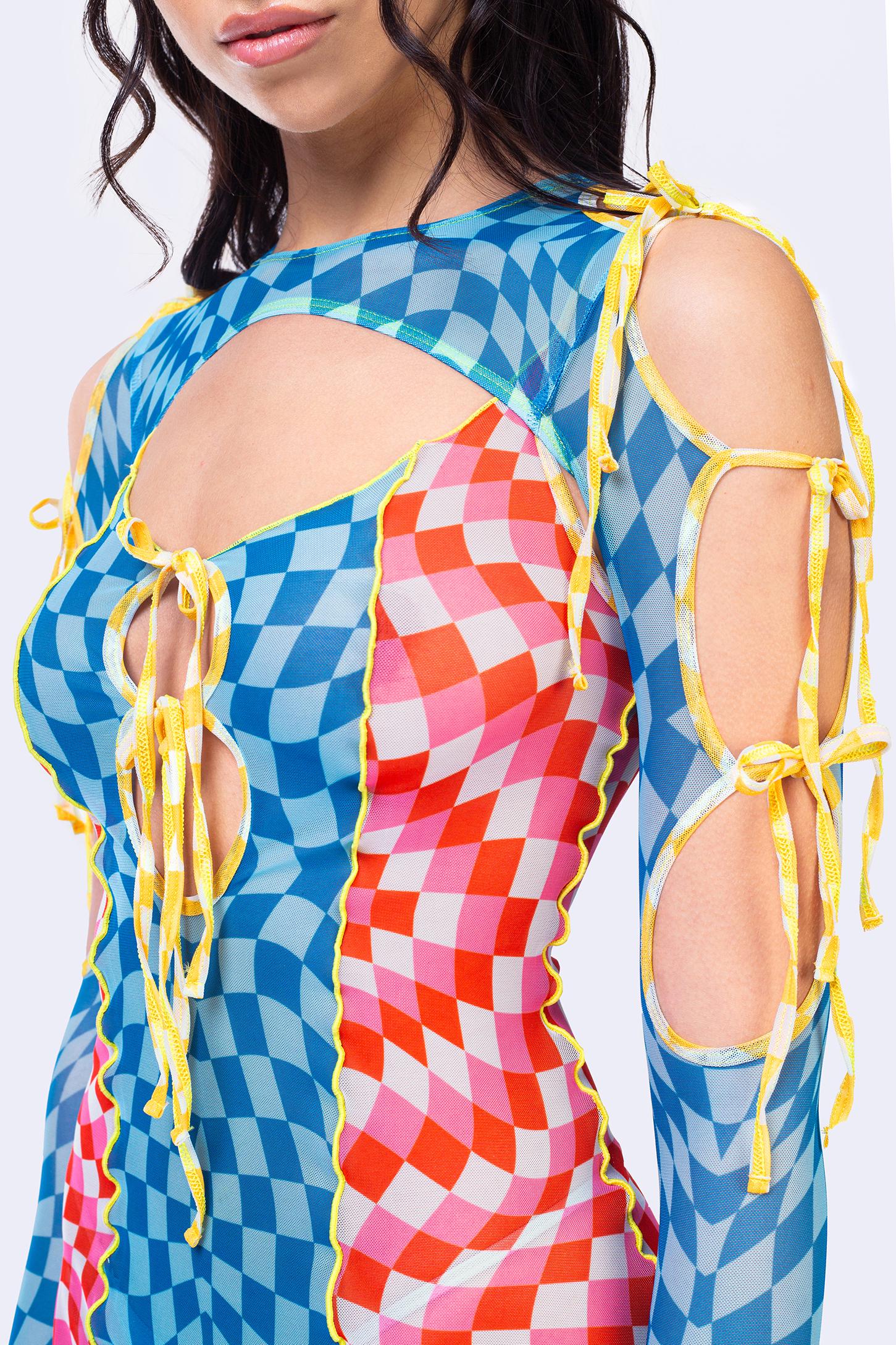 Get Into The Groove 2-Piece Ribbon Dress