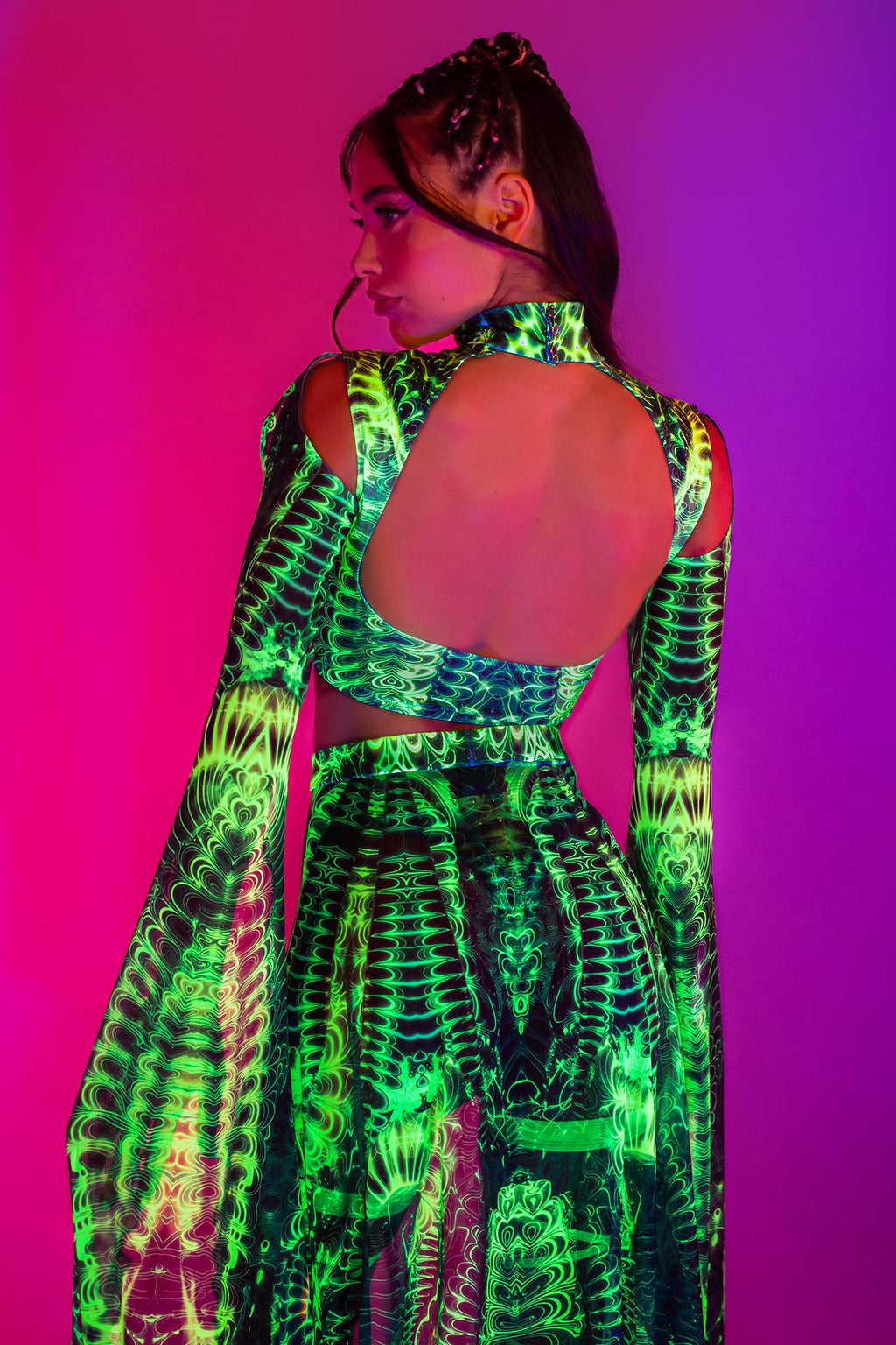 Gardens Of Paradise Maxi Sleeve Set