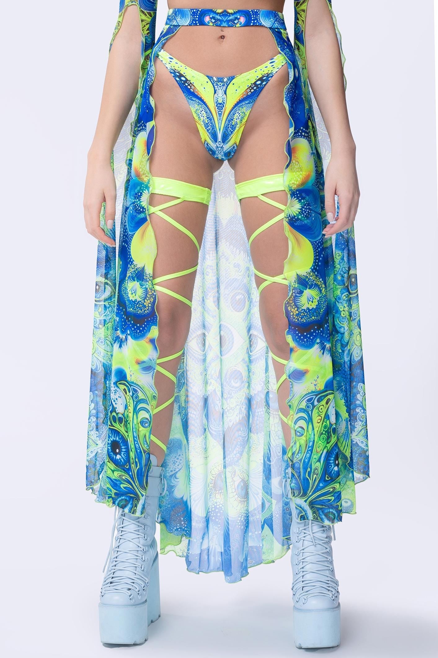 Archangel Dust Open-Front Skirt
