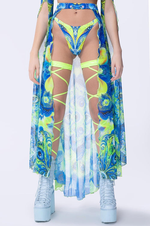 Archangel Dust Open-Front Skirt