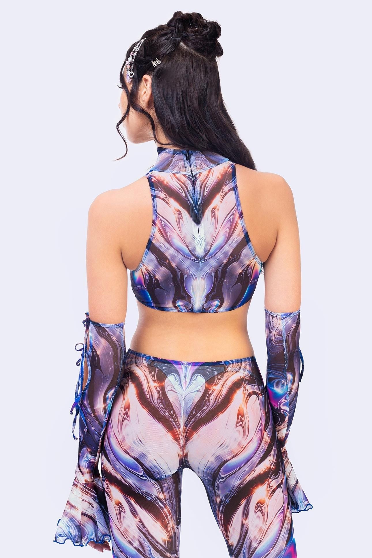 Easy Tiger Keyhole Ribbon Pant Set