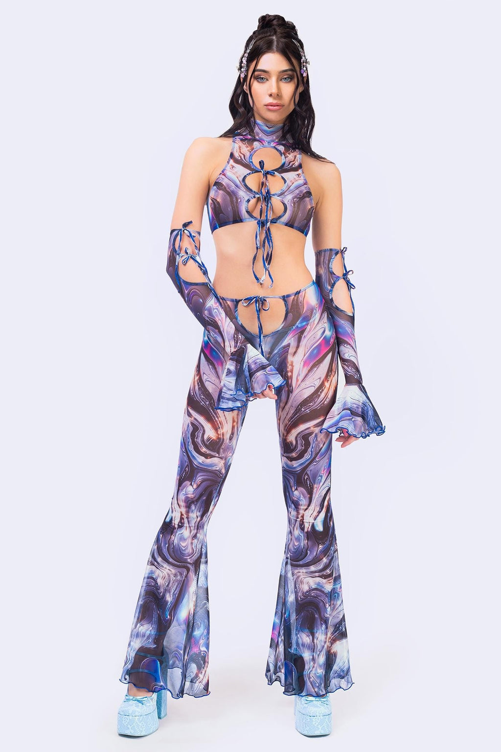 Easy Tiger Keyhole Ribbon Pants