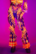 Third Eye Blind Ruffled Bell Bottom Pants