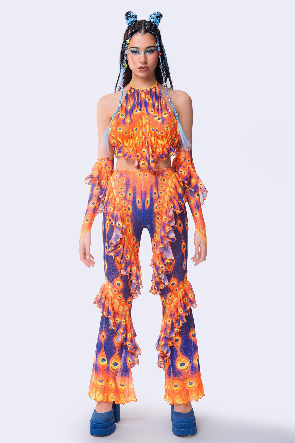 Third Eye Blind Halter Ruffled Set