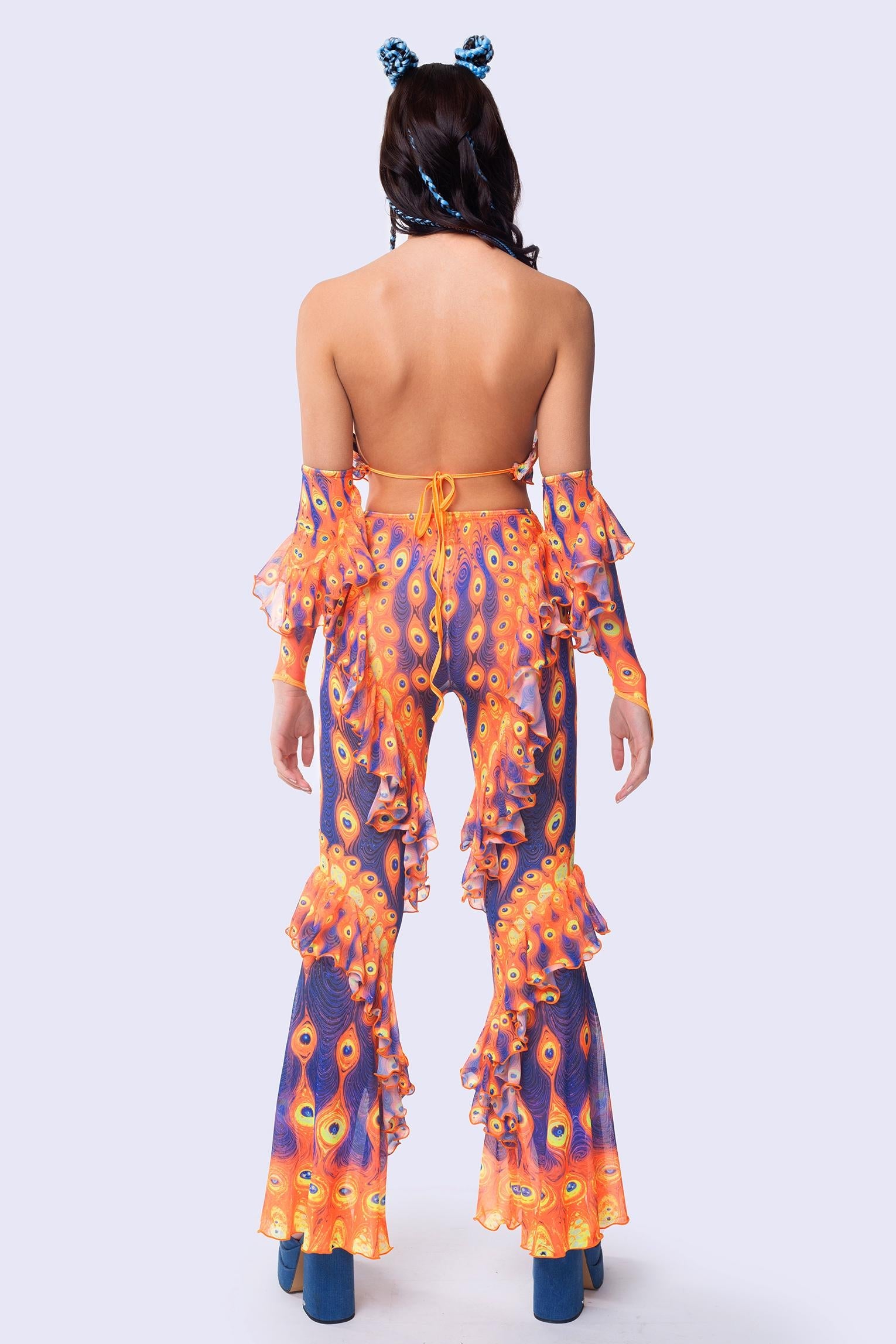 Third Eye Blind Halter Ruffled Set