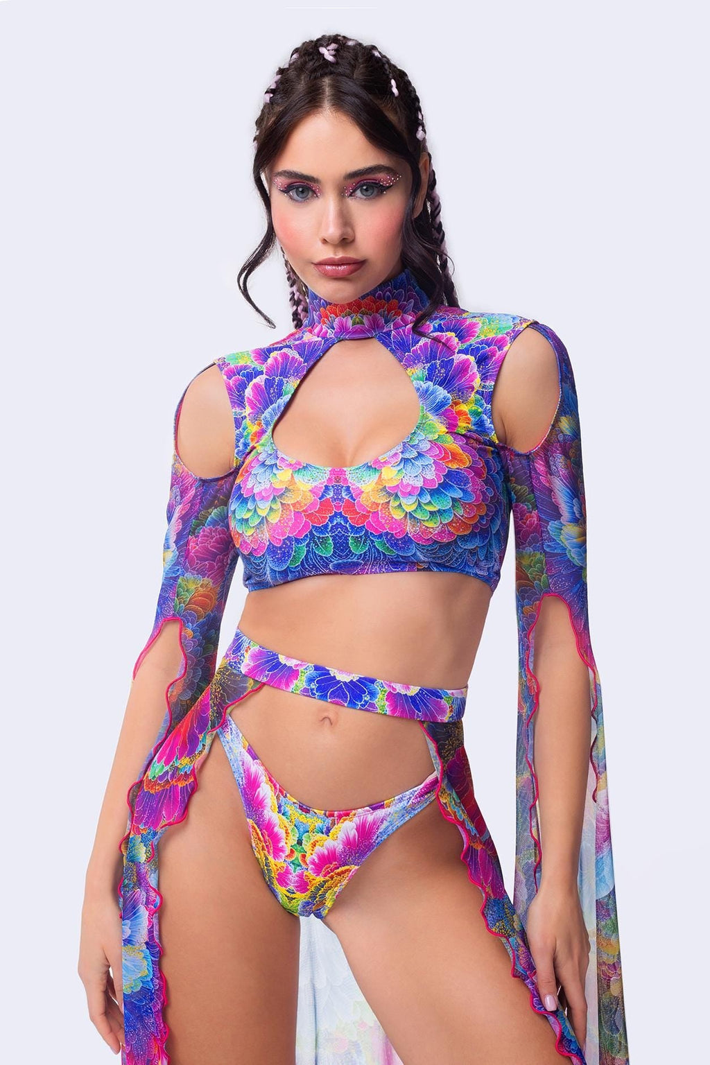 Pulsations Maxi Sleeve Top