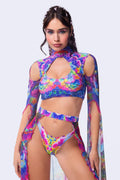 Pulsations Maxi Sleeve Top