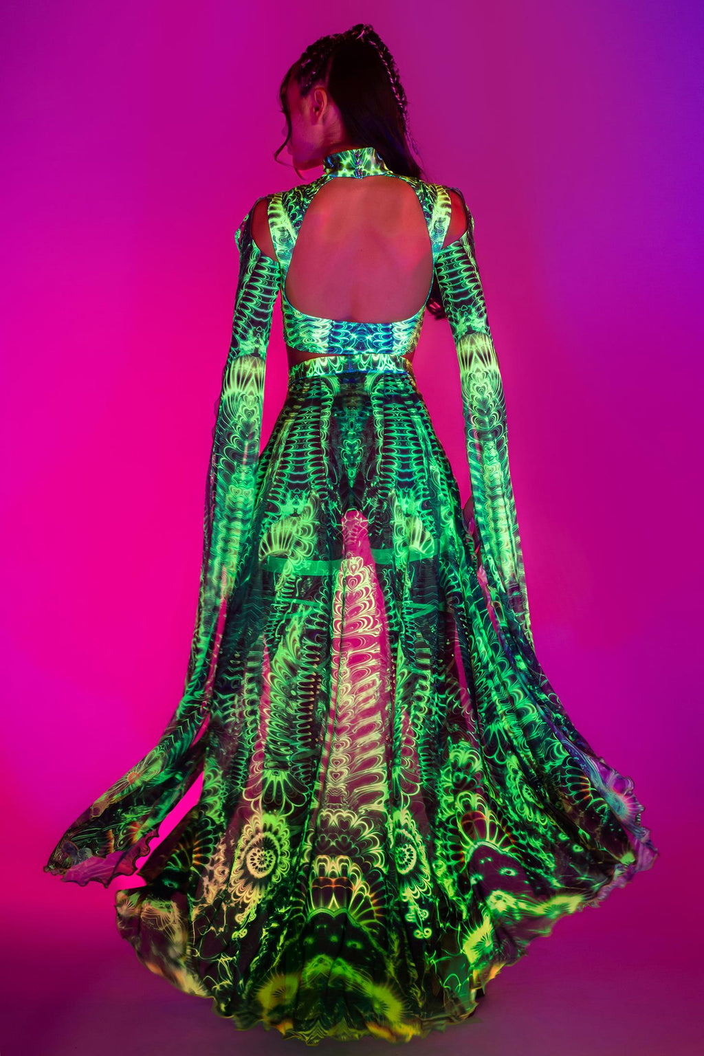 Gardens Of Paradise Maxi Sleeve Top