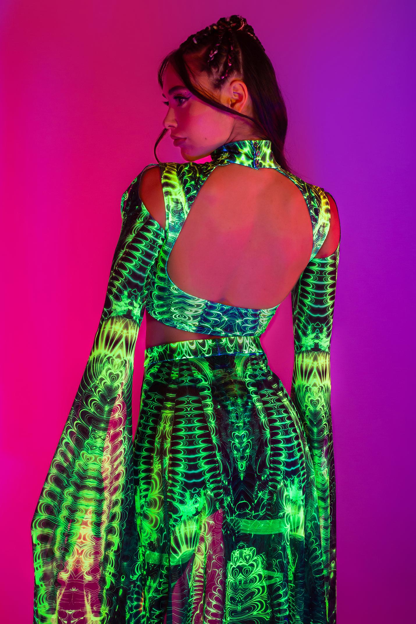 Gardens Of Paradise Maxi Sleeve Top