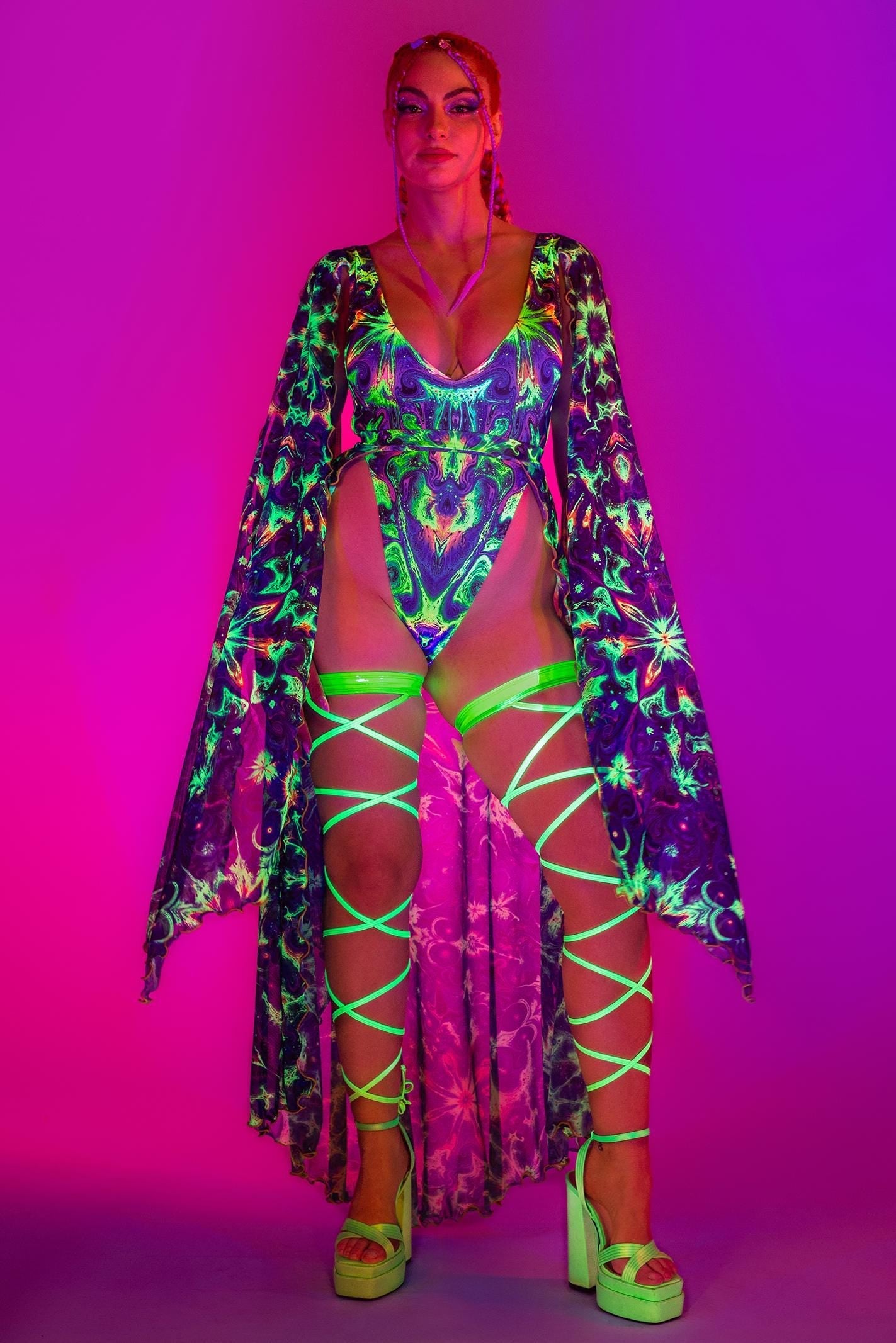 Flux Dominion Open-Front Skirt