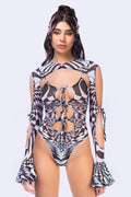 Infinite Loop 2-Piece Ribbon Bodysuit