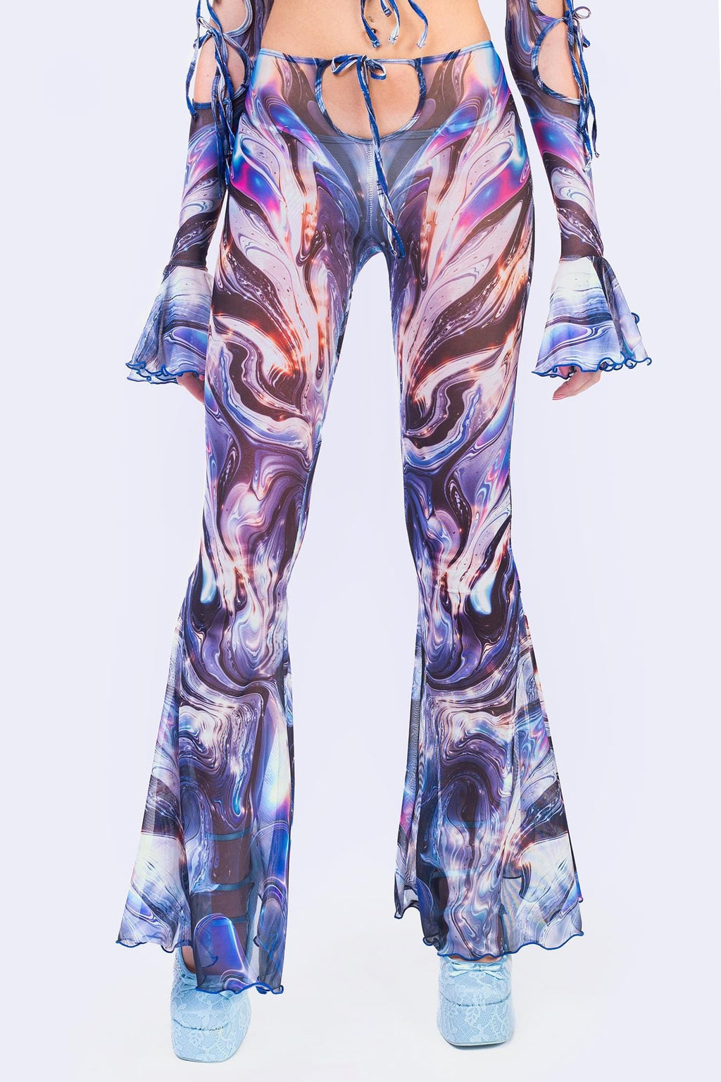 Easy Tiger Keyhole Ribbon Pant Set
