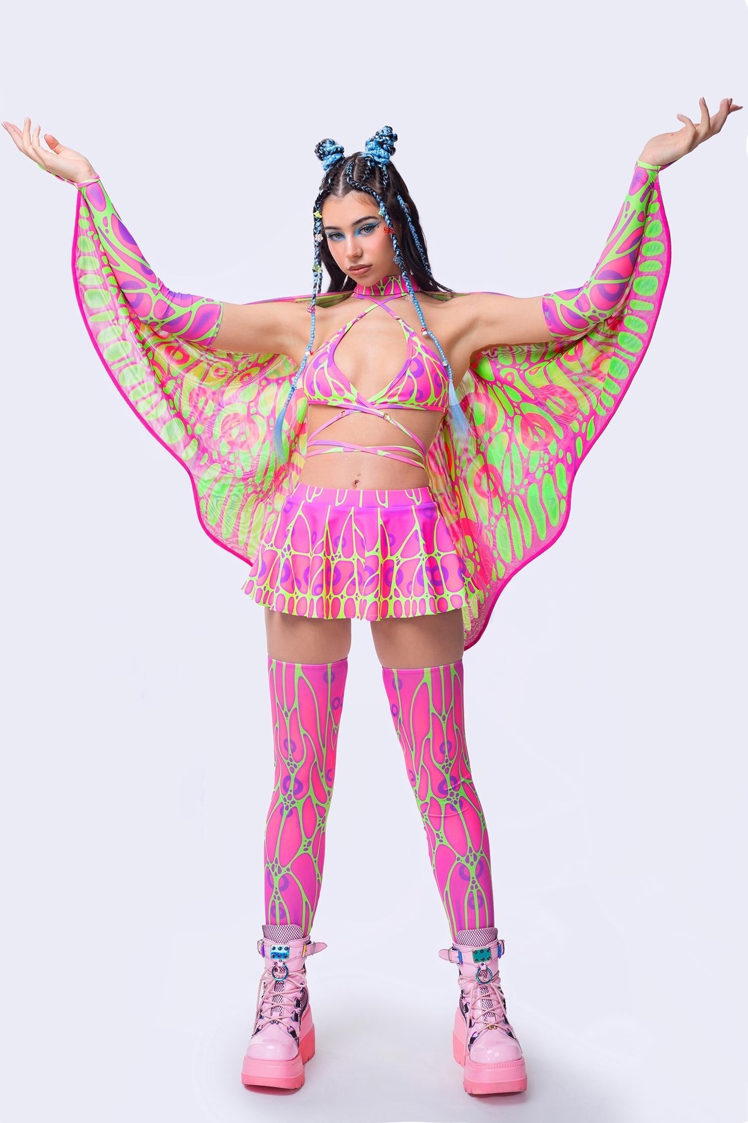 Fluttering Heights Magenta Wings