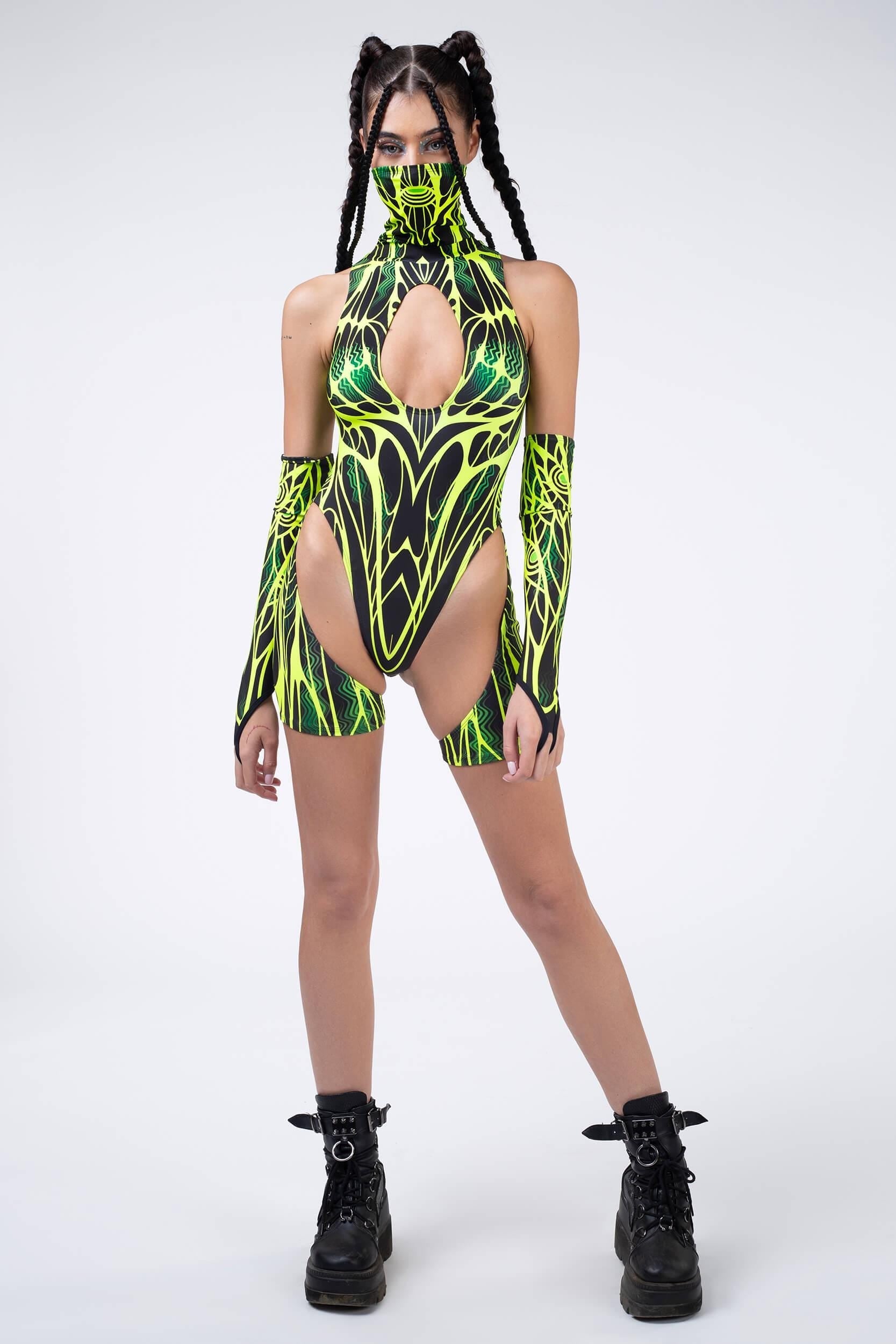 Glow Protocol Garter Bodysuit