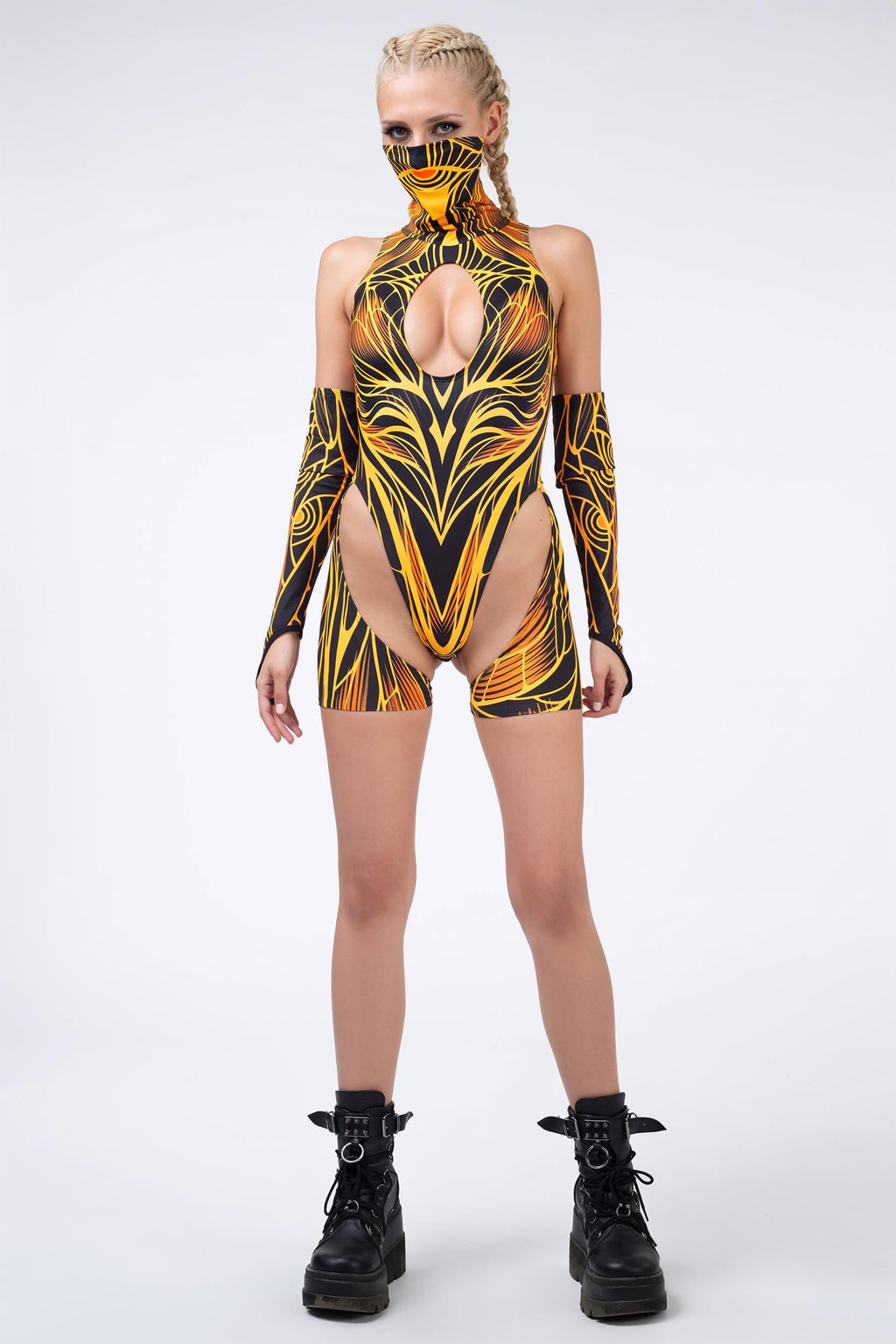 Burn Notice Garter Bodysuit
