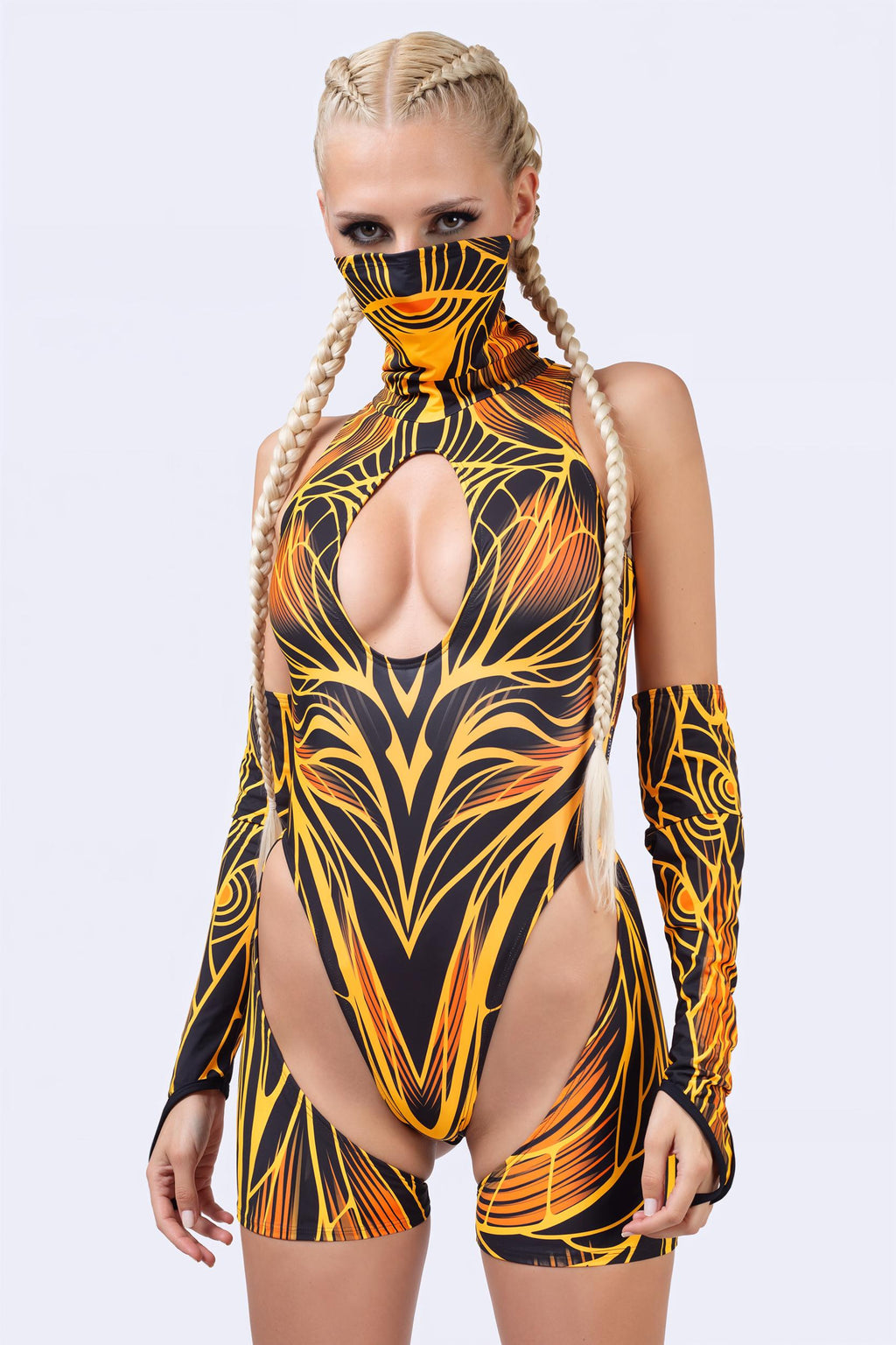 Burn Notice Garter Bodysuit