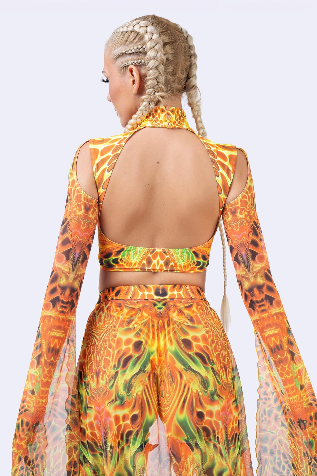Ember Storm Maxi Sleeve Set