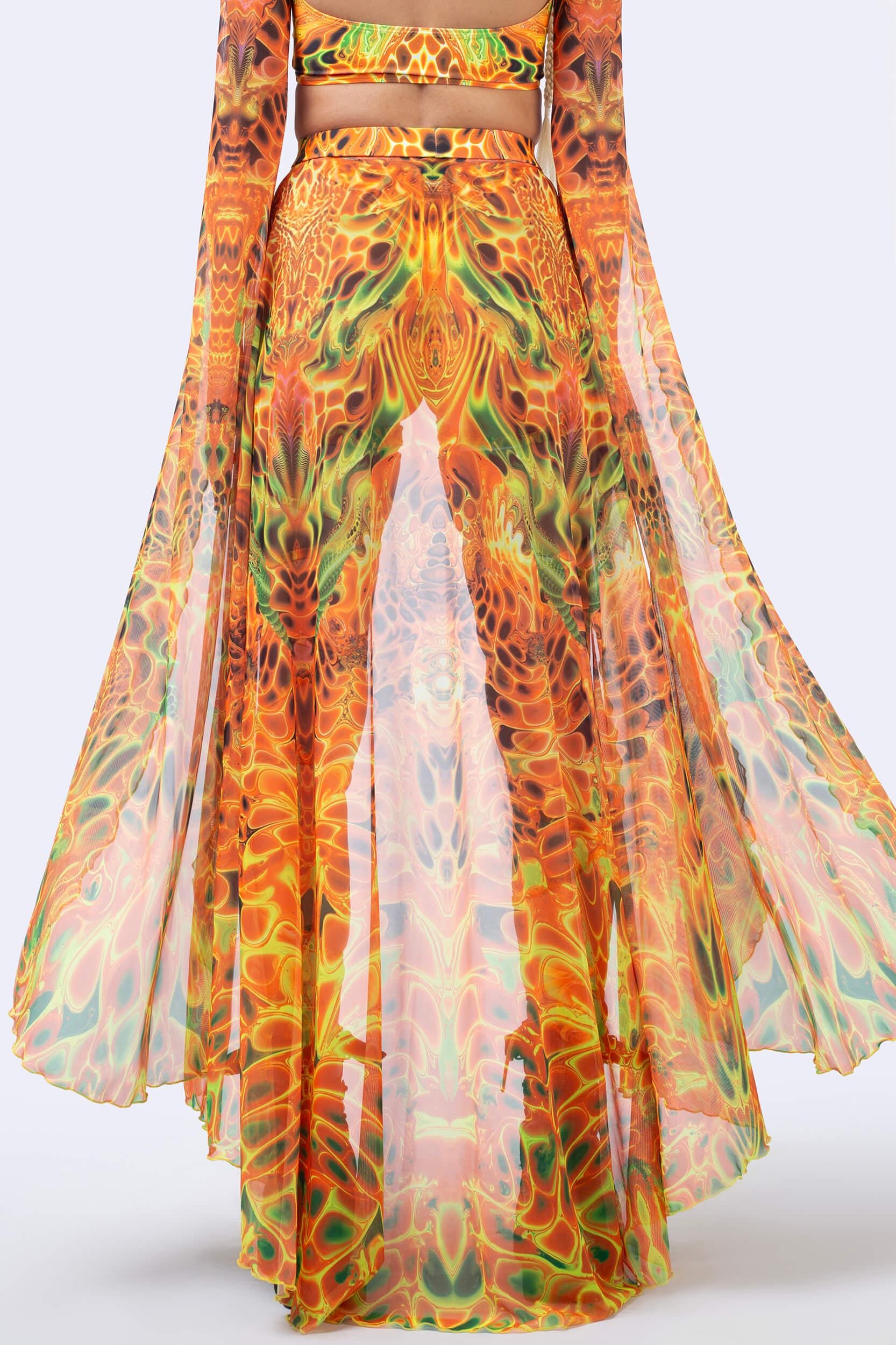 Ember Storm Maxi Sleeve Set