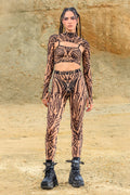 Core Shrug & Mesh Leggings Set