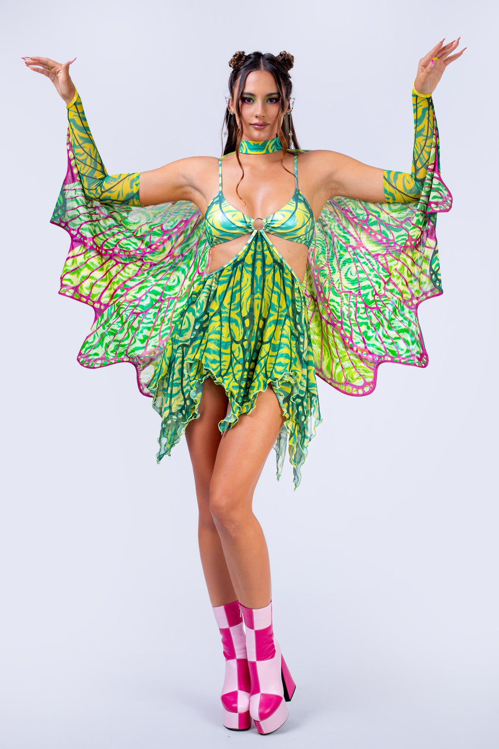 Fragile Beauty Asymmetrical Dress