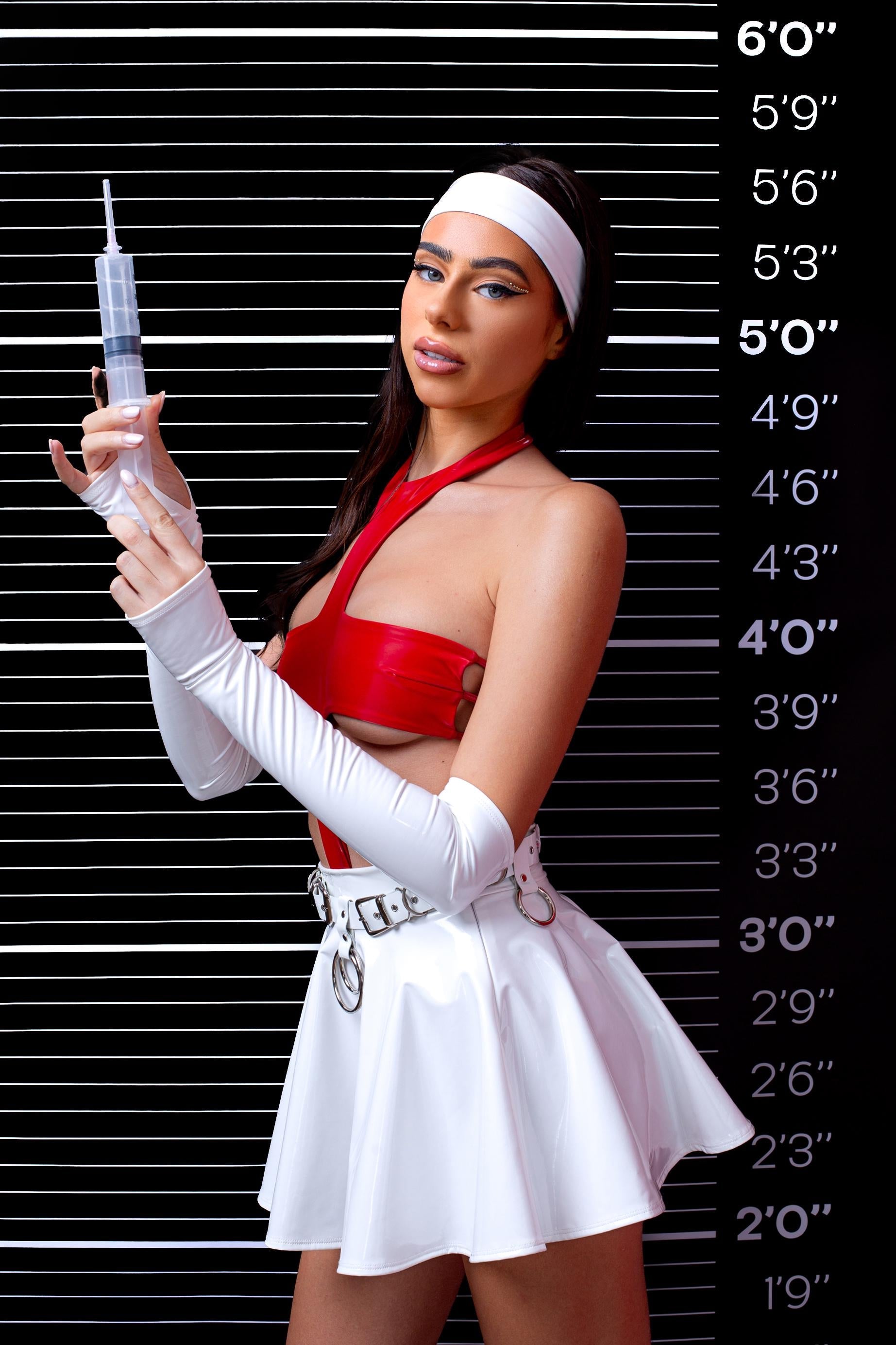 Vital RX Vinyl Mini Skirt