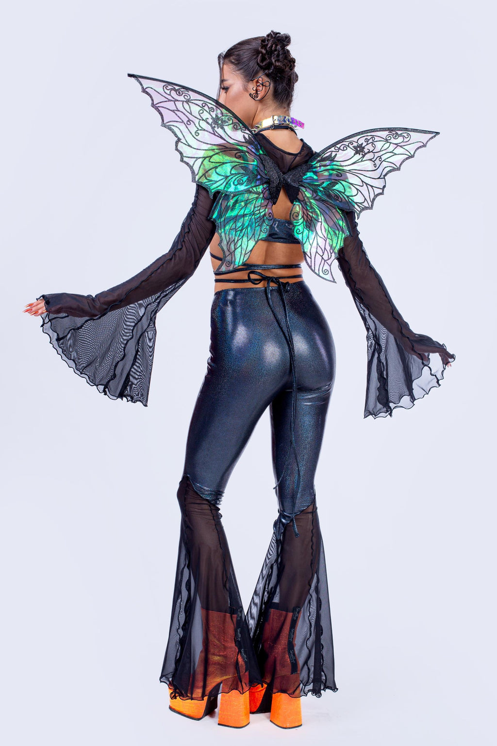 Night Fairy Flared Paneled Pants