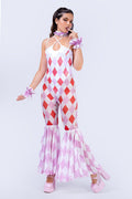 Joke's On You Flared Romper And Undersuit