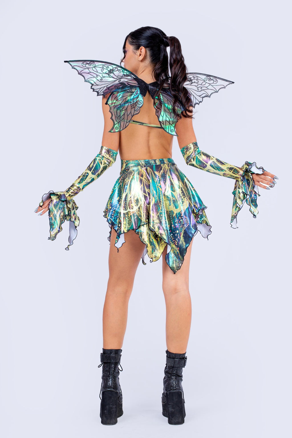 Wing It Supercut Dress