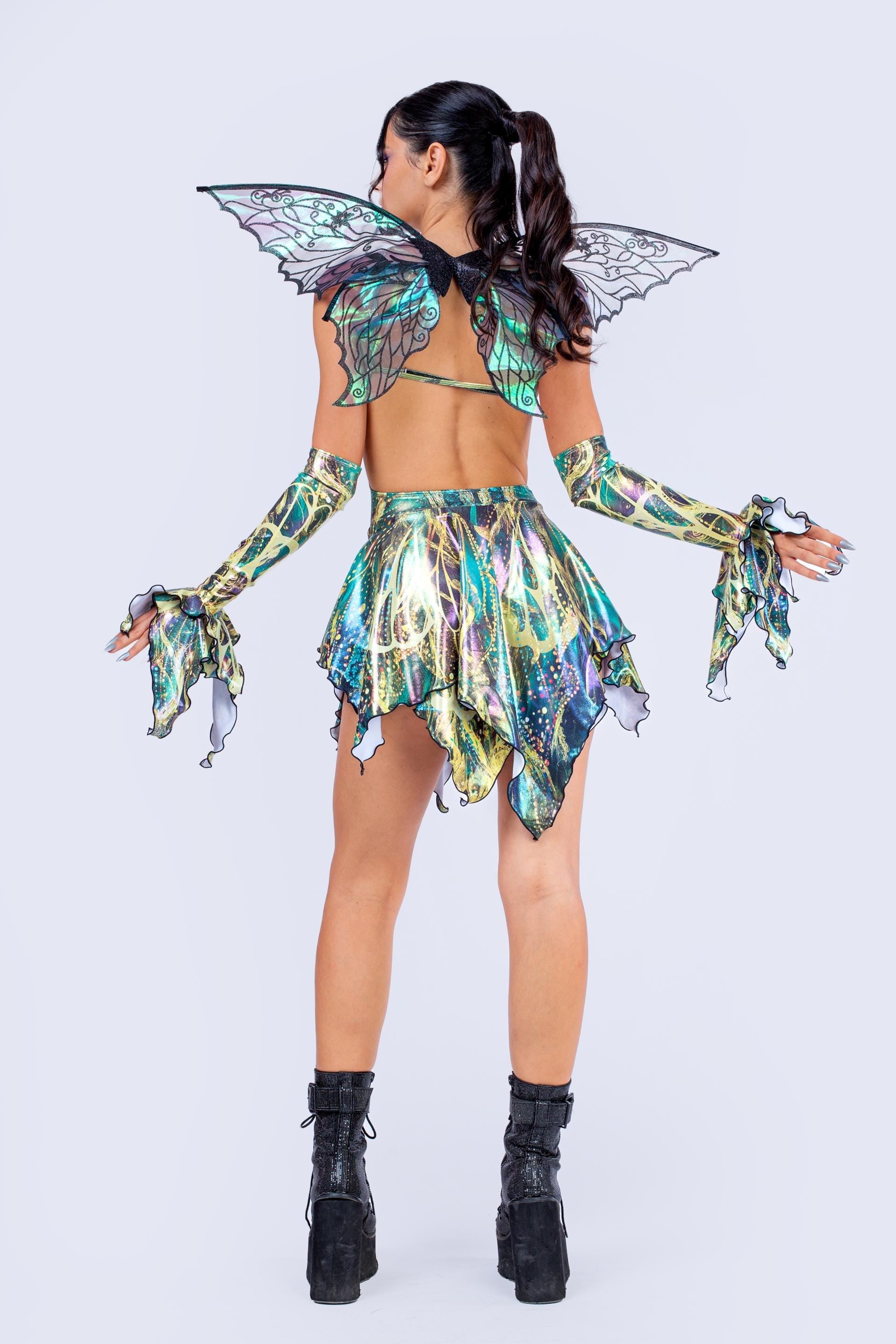 Wing It Supercut Dress