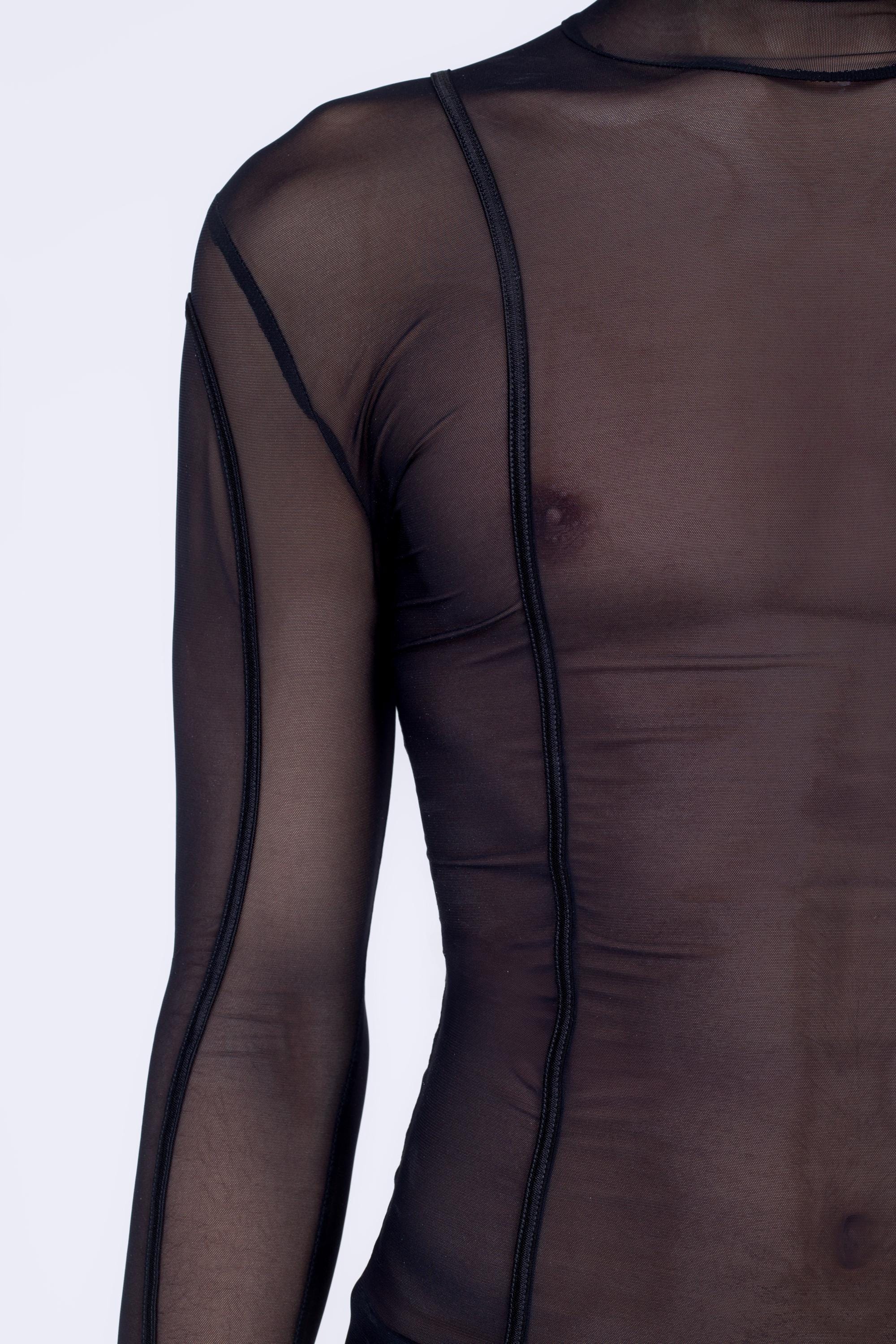 After Dark Male Paneled Top