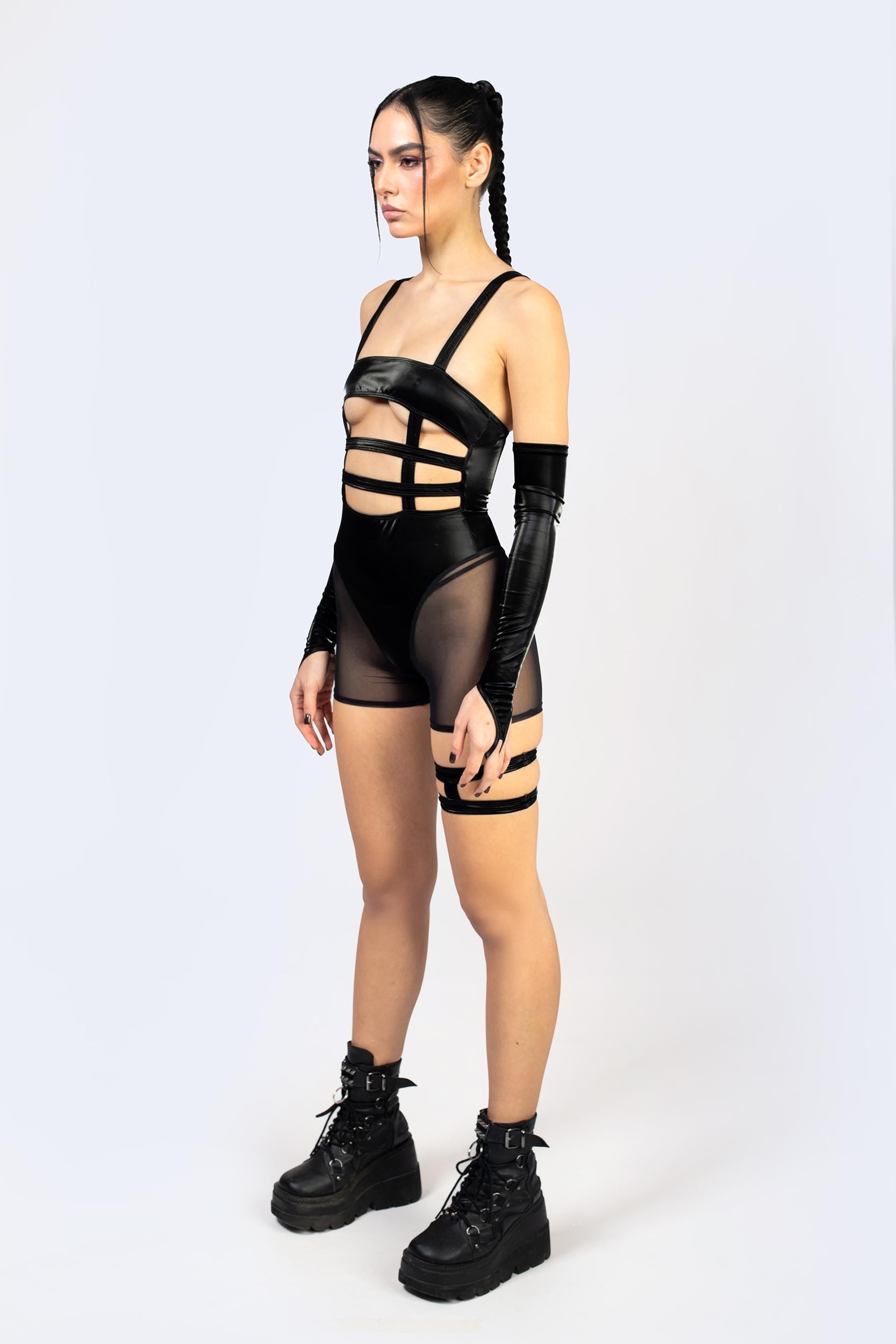 Come Undone Strappy Romper