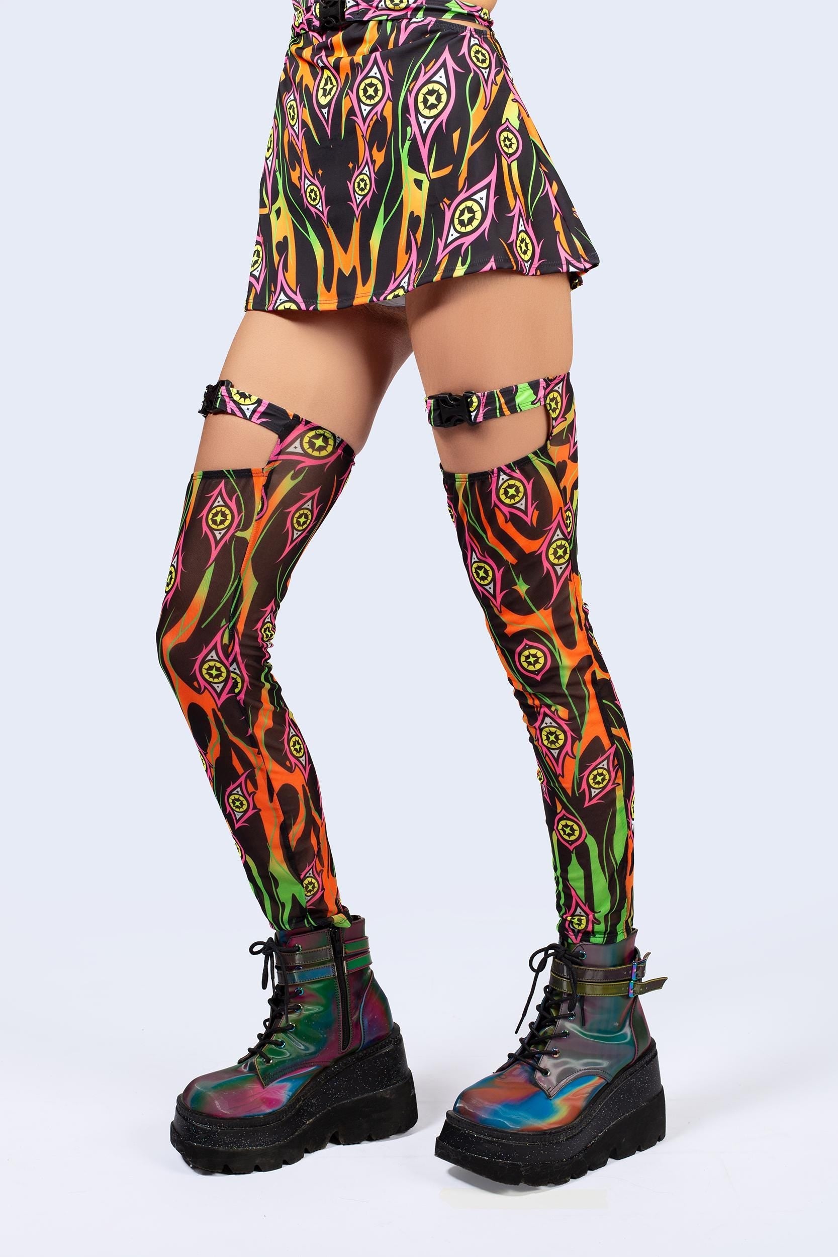 Burning On Buckle Cutout Dress