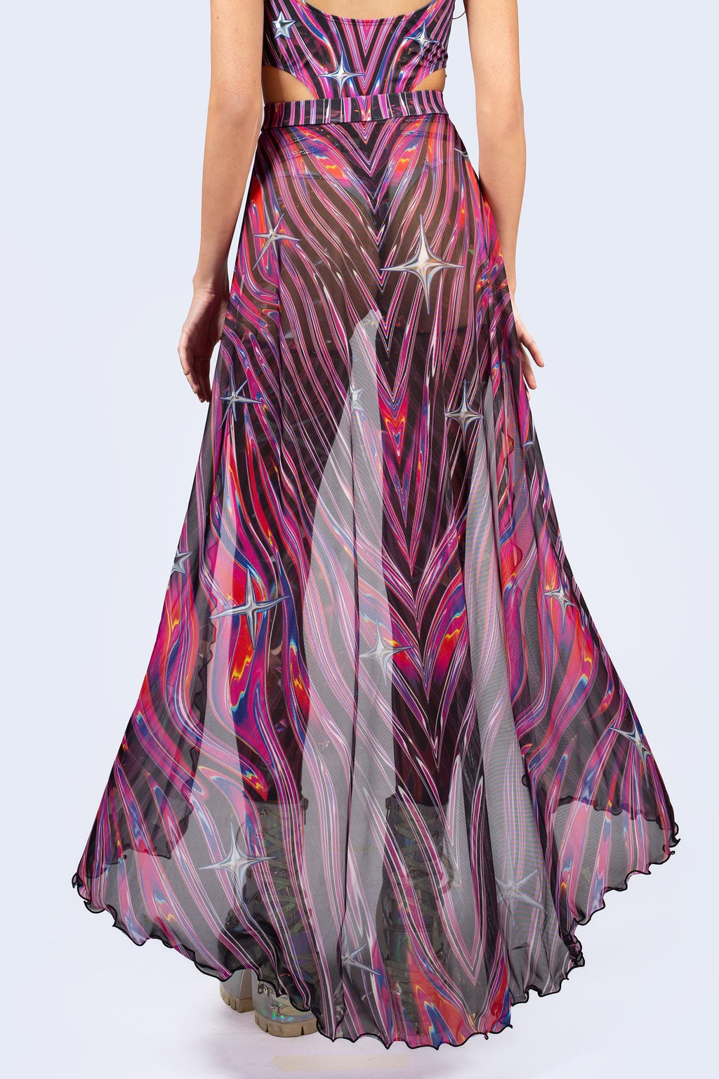 Powerhouse Open Front Skirt Set