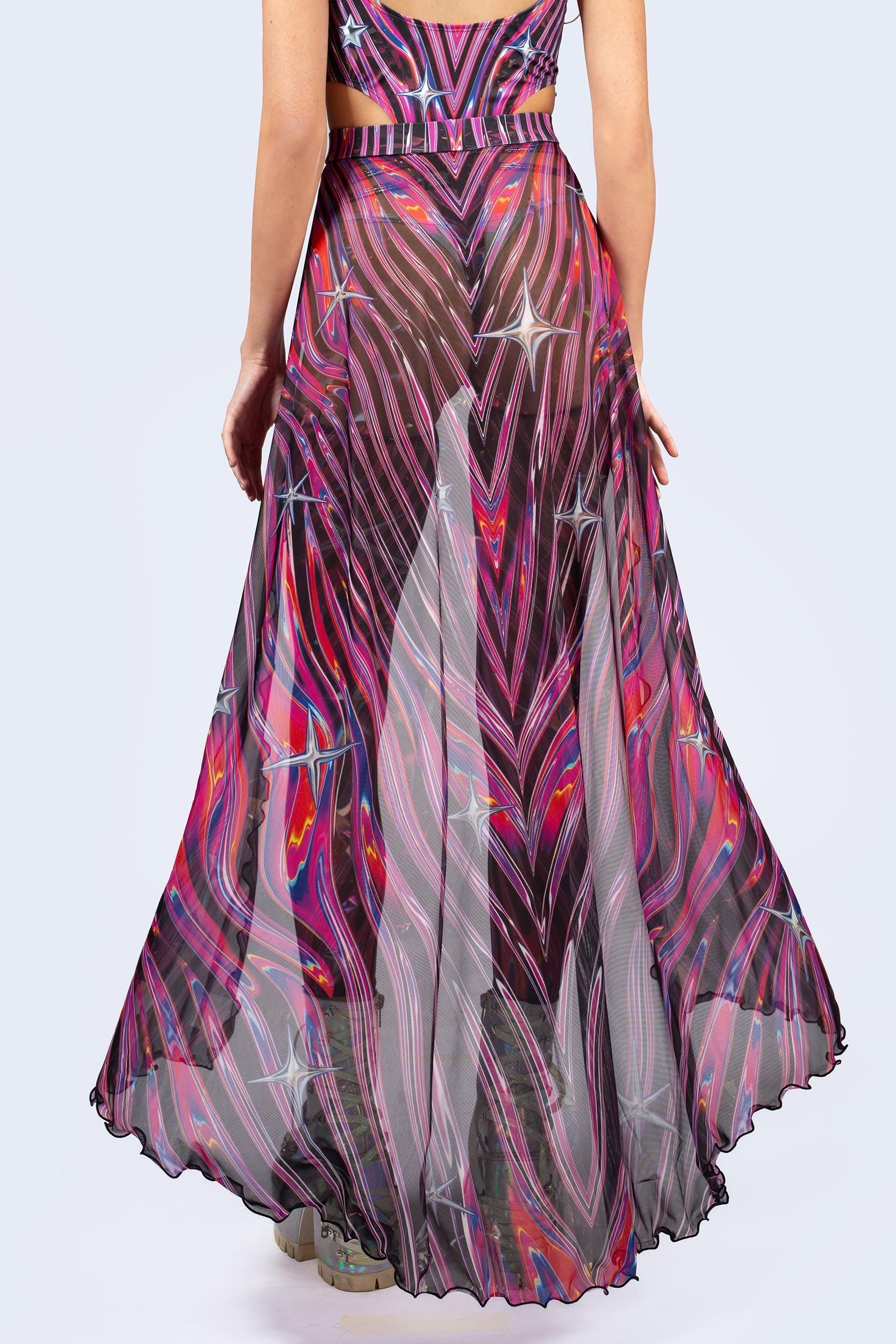 Powerhouse Open Front Skirt Set