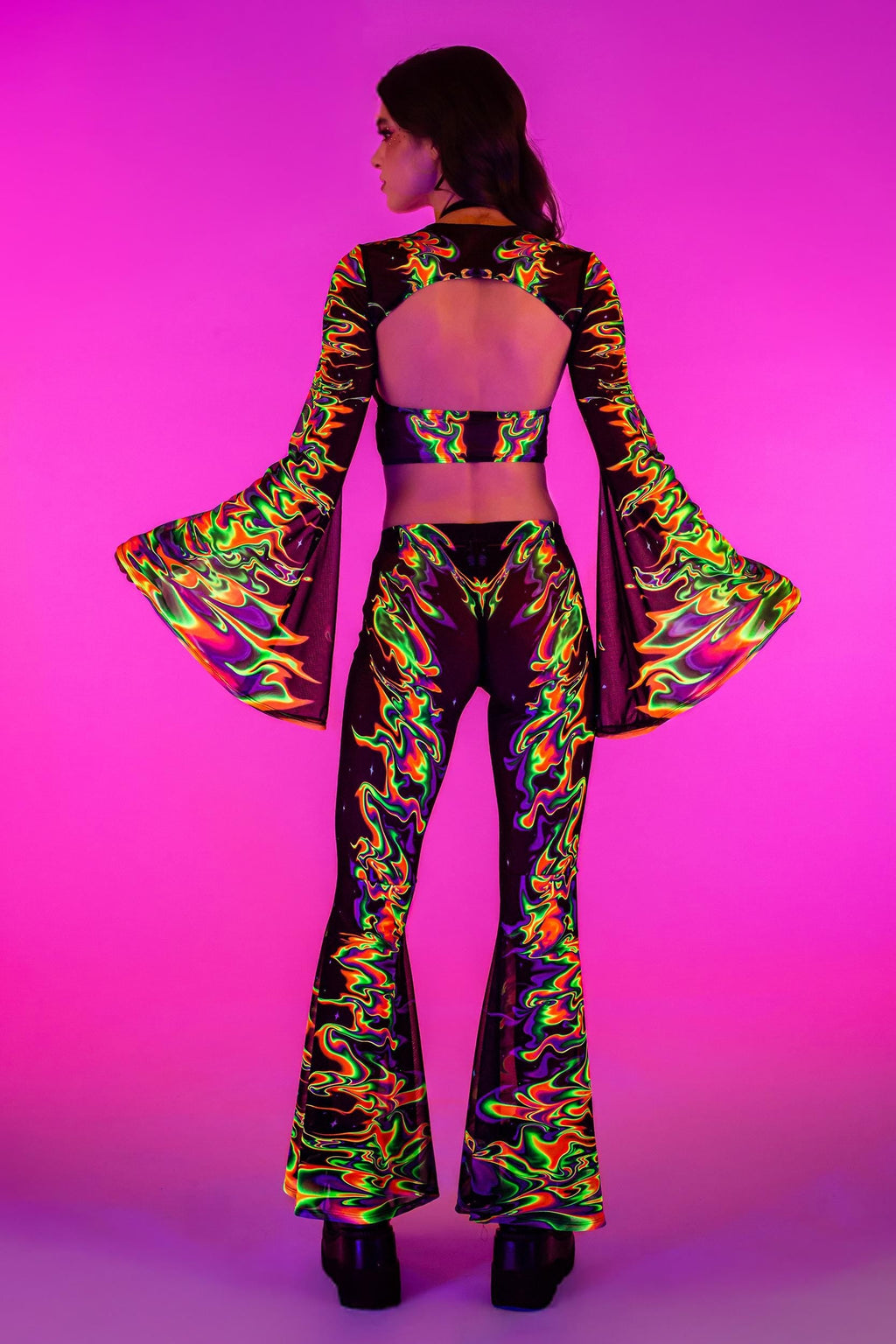 Aura Flow Criss Cross Top And Shrug
