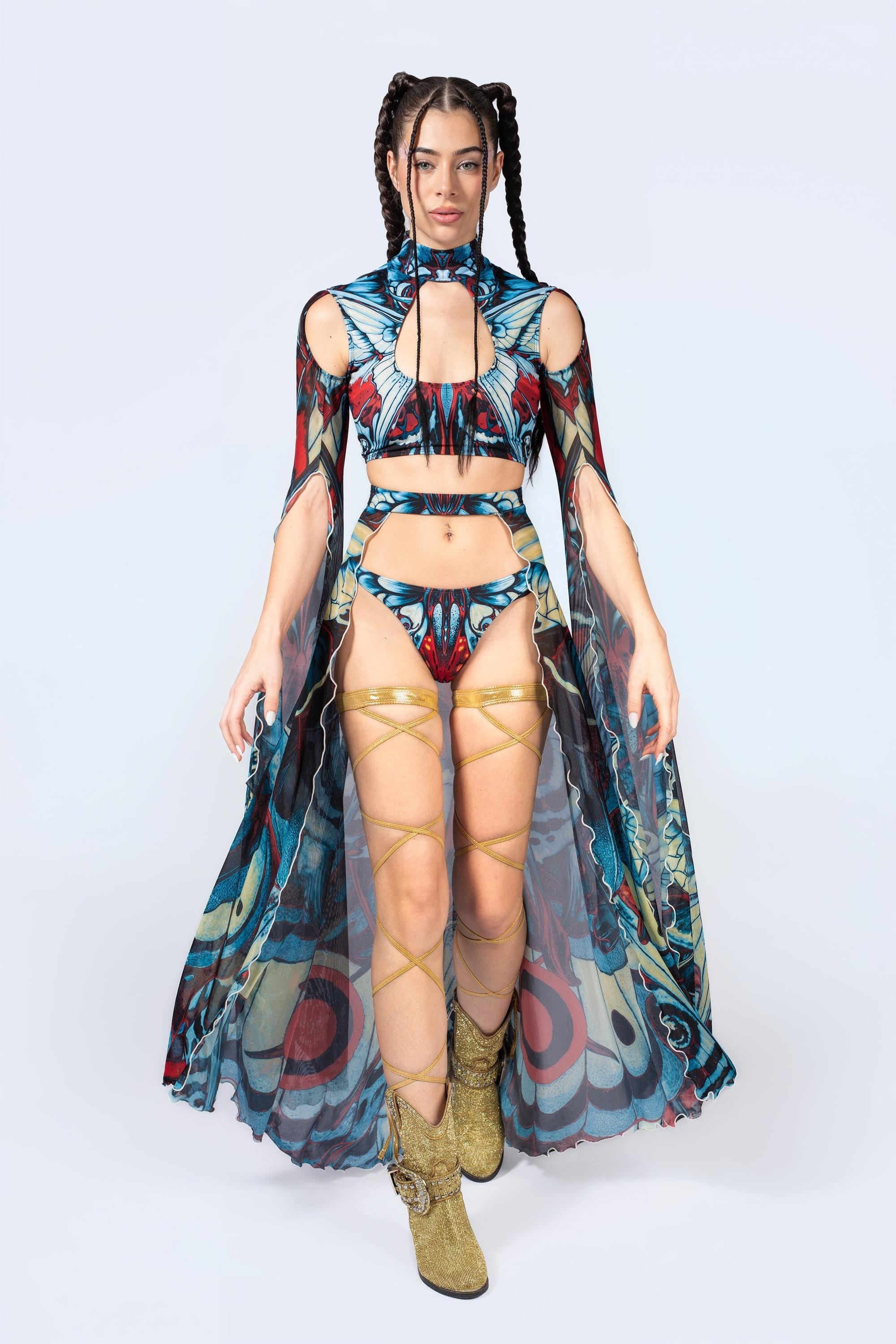Rapid Morph Maxi Sleeve Top