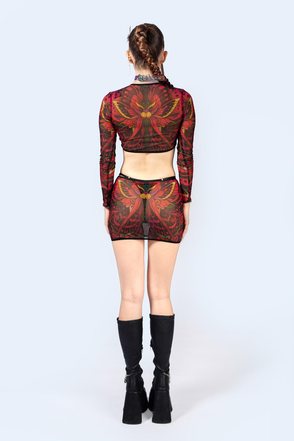 Wingspan Mesh Cutout Top