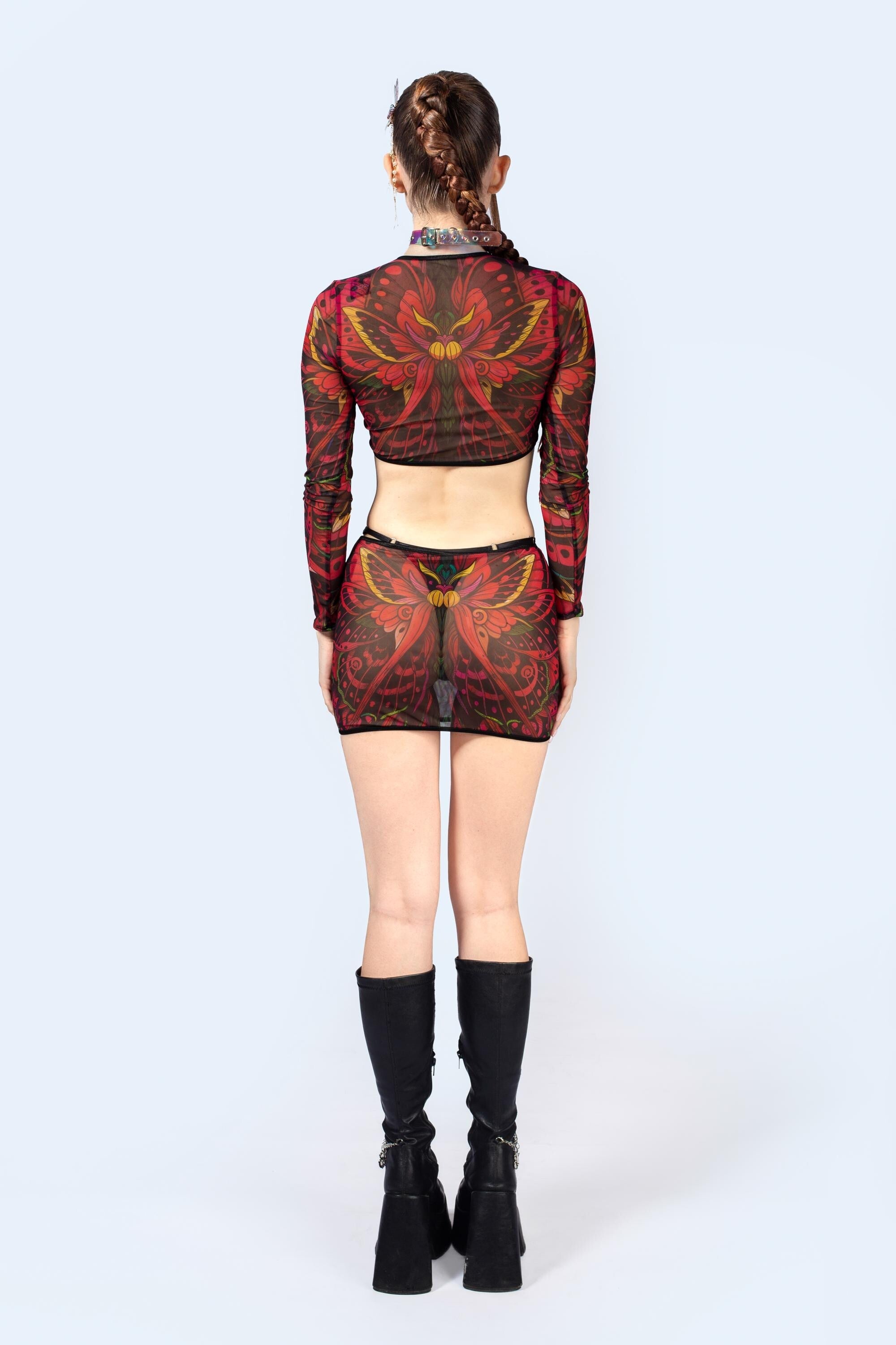 Wingspan Mesh Cutout Top