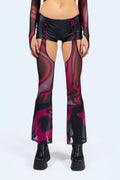 Flow Micro Shorts With Mesh Chaps