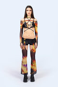 Display Top And Shorts With Chaps Set
