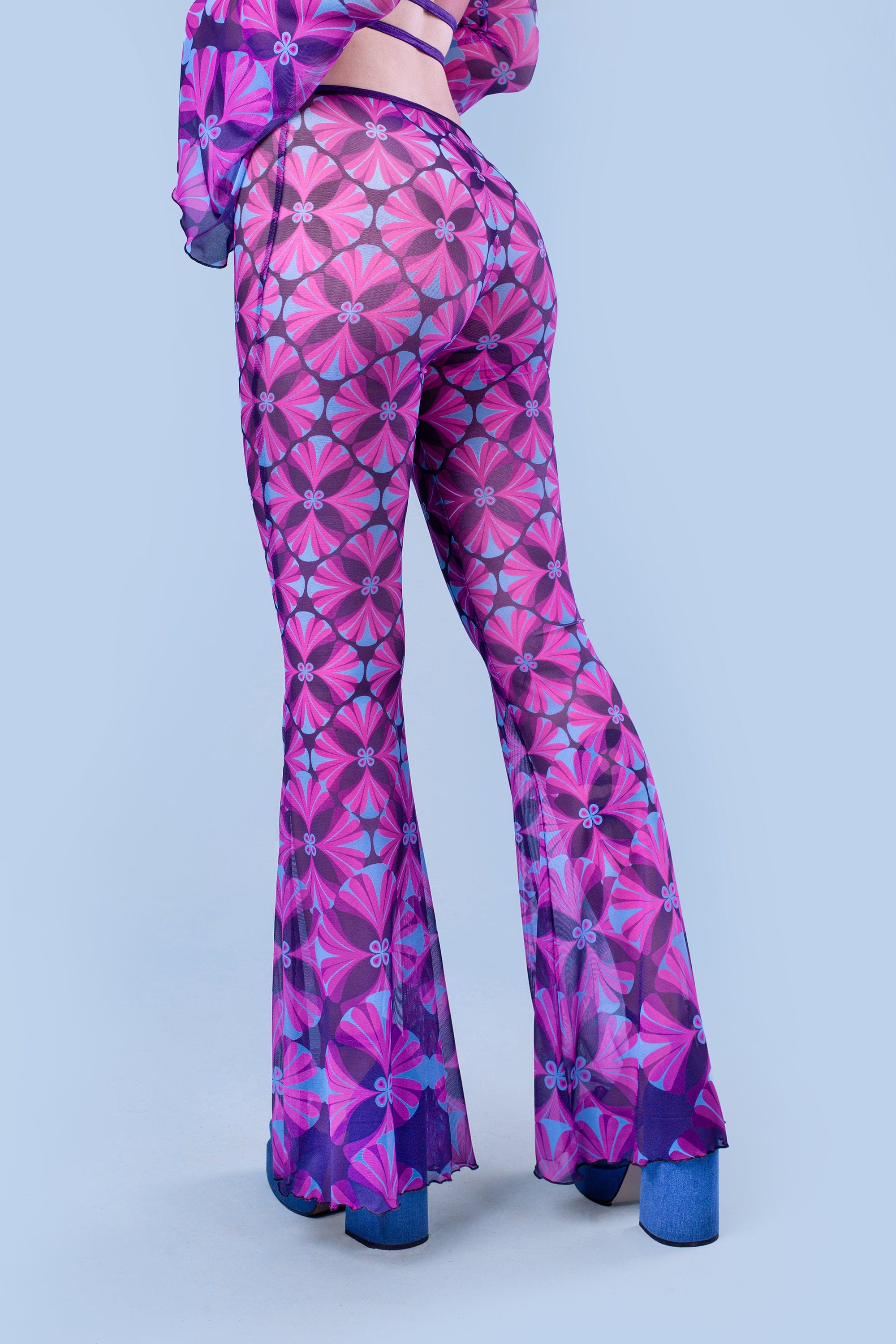 The Fuzz Mesh Wrap Pants